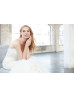 Strapless Beaded Ivory Lace Organza Ruffle Princess Wedding Dress